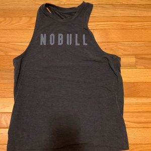 NWT NOBULL dark gray muscle tank size small